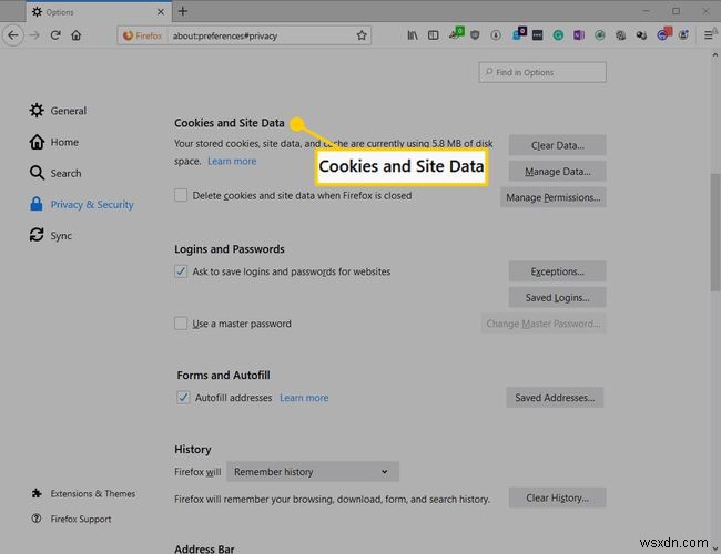 Mozilla Firefoxでプライバシー情報(履歴・Cookieなど)を消去する方法