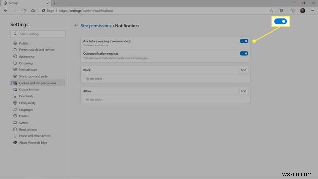 Microsoft Edgeの通知を管理する方法|許可・ブロック設定をわかりやすく解説