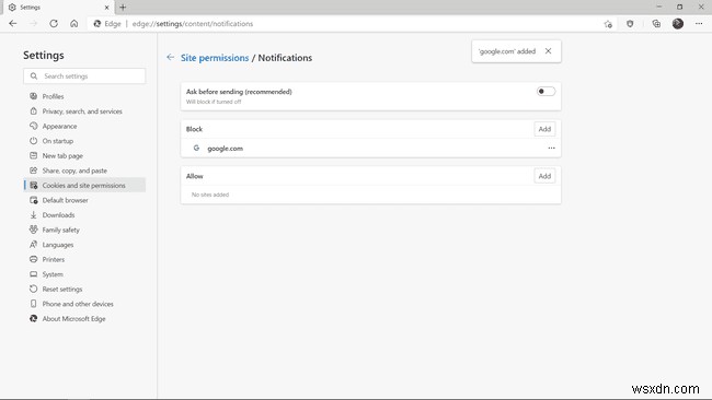 Microsoft Edgeの通知を管理する方法|許可・ブロック設定をわかりやすく解説