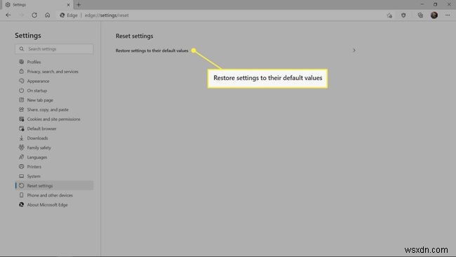 Microsoft Edgeをリセットする方法【設定の初期化と個人データの削除】