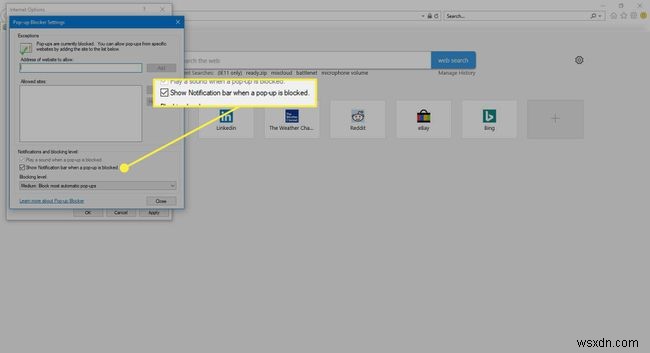 Internet Explorer 11のポップアップブロッカーを有効・無効にする方法と詳細設定の手順