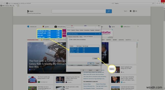 IE11で閲覧履歴やその他のプライバシーデータを管理・削除する方法