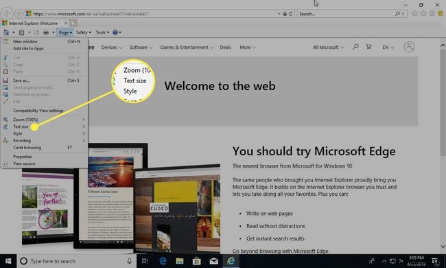 Internet Explorerでテキストサイズを変更する方法｜ショートカットと設定をわかりやすく解説