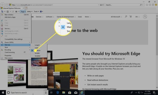 Internet Explorerでテキストサイズを変更する方法｜ショートカットと設定をわかりやすく解説