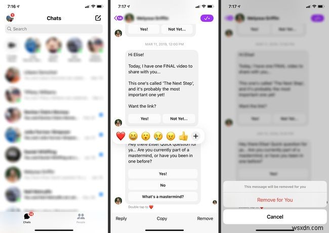 Facebookメッセンジャーでメッセージを削除する方法【PC・スマホ対応】