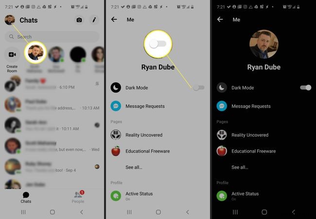 Facebook Messengerのダークモードをオンにする方法【PC・ブラウザ・スマホ対応】