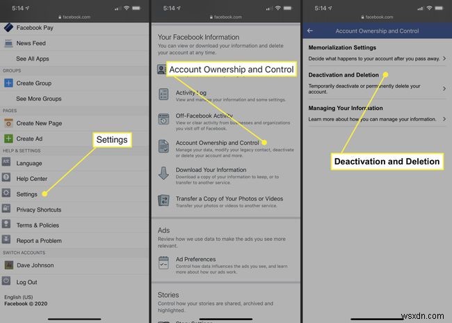 iPhoneでFacebookアカウントを一時的に無効化する方法【アプリ・Safari両対応】