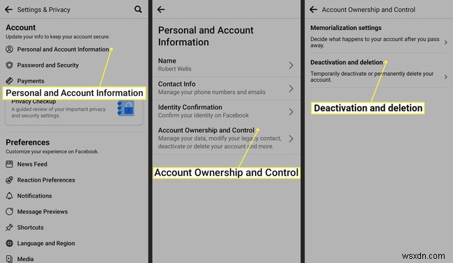 AndroidでFacebookアカウントを無効化(非アクティブ化)する方法