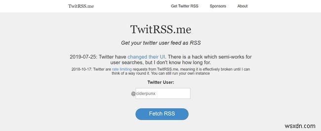 TwitRSS.meを使ってTwitterのRSSフィードを自作する方法