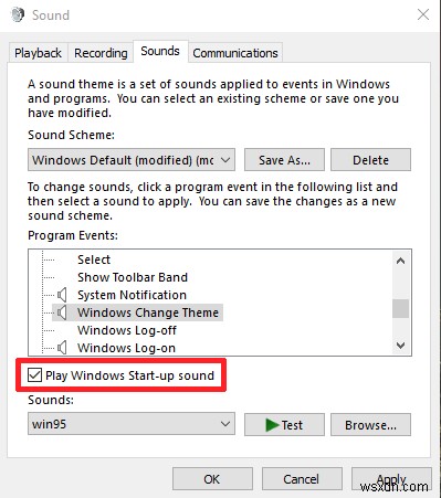 Windows 11/10でWindows 95の懐かしの起動音を復活・変更する方法