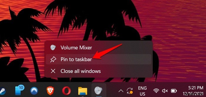 Windows 11でクラシック（旧式）ボリュームミキサーを復活させる方法
