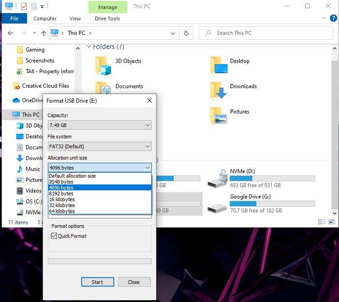 WindowsでドライブをFAT32形式にフォーマットする方法【標準ツール・PowerShell・フリーソフト】