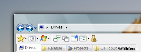 QT TabBarでWindowsエクスプローラーにタブ機能を追加する方法