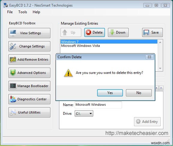 Windows 7をアンインストールしてパーティションをVistaに戻す方法【EasyBCD・GParted活用】