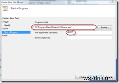 【Windows Vista】CCleanerをタスクスケジューラで自動実行し、PCを定期的にクリーニングする方法