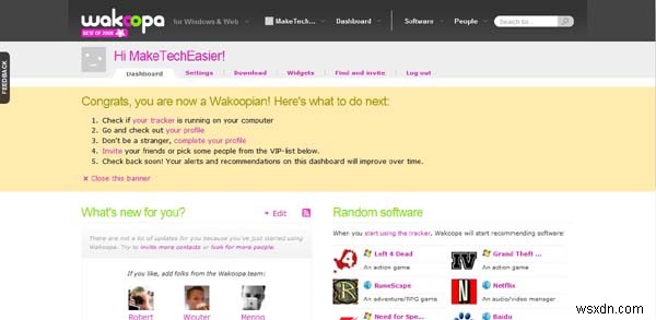 Wakoopaで人気ソフトウェアをリアルタイム追跡できるソーシャルサービス