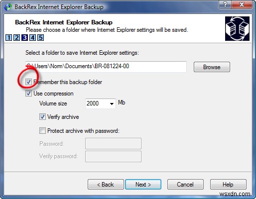 BackRex IE BackupでInternet Explorerの設定をバックアップ・復元する方法