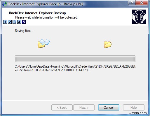 BackRex IE BackupでInternet Explorerの設定をバックアップ・復元する方法