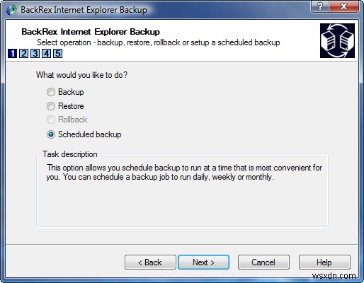 BackRex IE BackupでInternet Explorerの設定をバックアップ・復元する方法