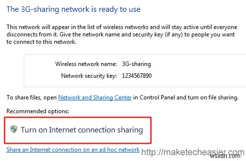 Windows 7で3G回線をWi-Fiホットスポット化して複数台で共有する方法