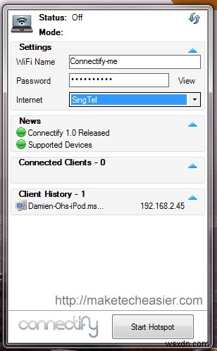 Windows 7で3G回線をWi-Fiホットスポット化して複数台で共有する方法