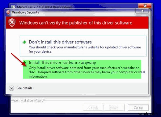 MagicDiscでWindowsのディスクイメージを作成・マウント・アンマウントする方法