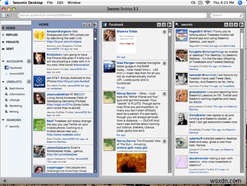 SeesmicでTwitterとFacebookを簡単に一括管理する方法