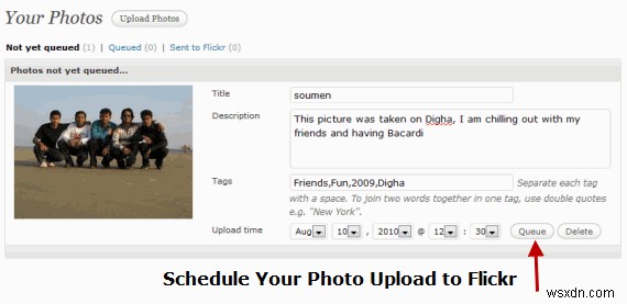Flickrへの写真アップロードをスケジュール(予約)する方法|Webサービスとデスクトップツール活用