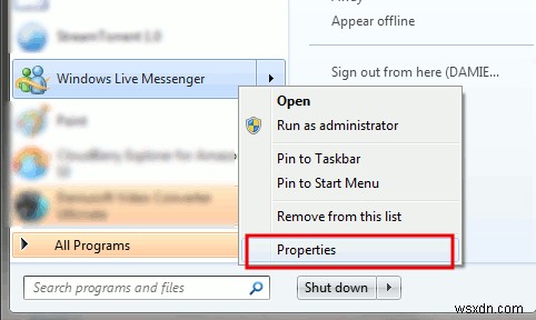 【Windows 7】Windows Live Messengerを通知領域(タスクトレイ)に最小化する方法