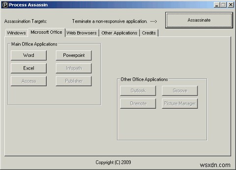 【Windows】「Process Assassin」で応答しない頑固なアプリをワンクリックで強制終了する方法