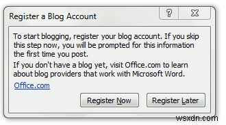Word 2010をオフラインブログエディターとして活用する方法