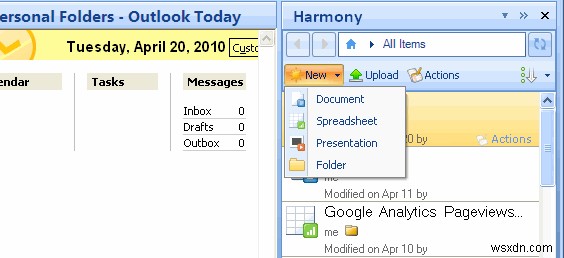 Microsoft OutlookからGoogleドキュメントを管理・編集・共有する方法|アドイン「Harmony」活用ガイド