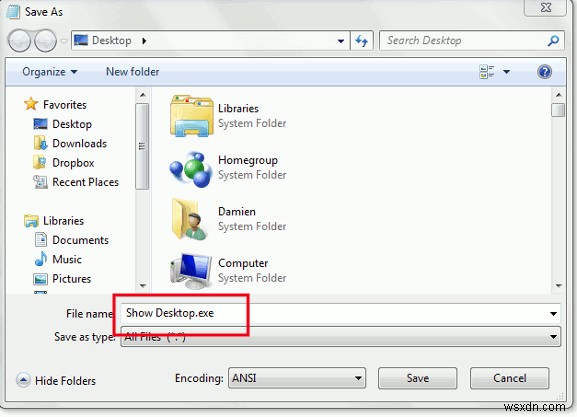 Windows 7のタスクバーにファイルやフォルダーをピン留めする方法