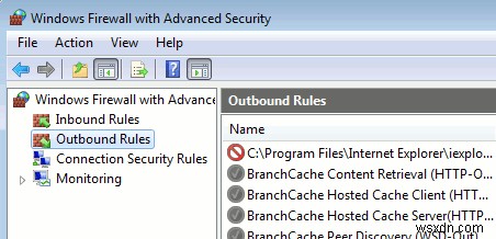 右クリックメニューからアプリのインターネット接続をブロックする方法【Windows 7】