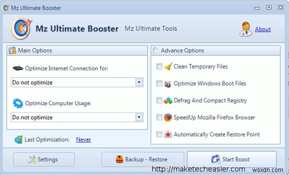 Mz 7 OptimizerでWindowsのパフォーマンスを最大化する方法