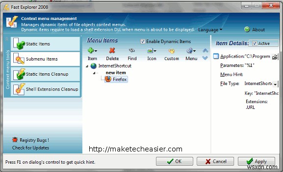 Windowsのコンテキストメニュー(右クリックメニュー)を編集・カスタマイズできる便利ツール4選