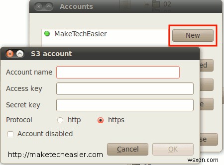DragonDisk:LinuxとWindowsに対応した無料のAmazon S3デスクトップクライアント