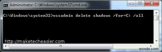 【Windows】シャドウコピーを削除してドライブの空き容量を増やす方法
