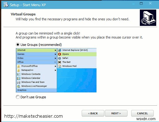 StartMenuXPでWindows 7のスタートメニューをXPスタイルに復元する方法