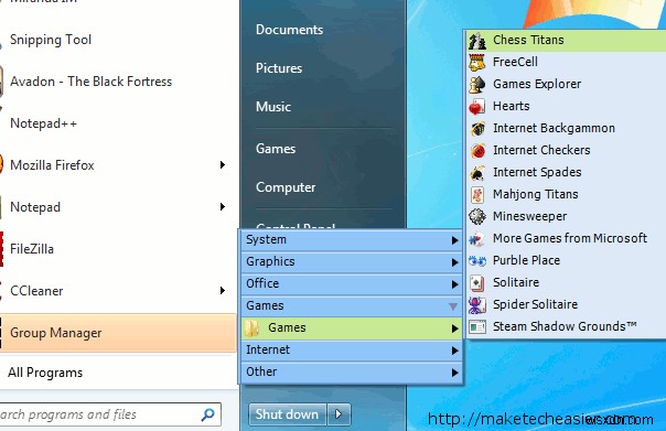 StartMenuXPでWindows 7のスタートメニューをXPスタイルに復元する方法