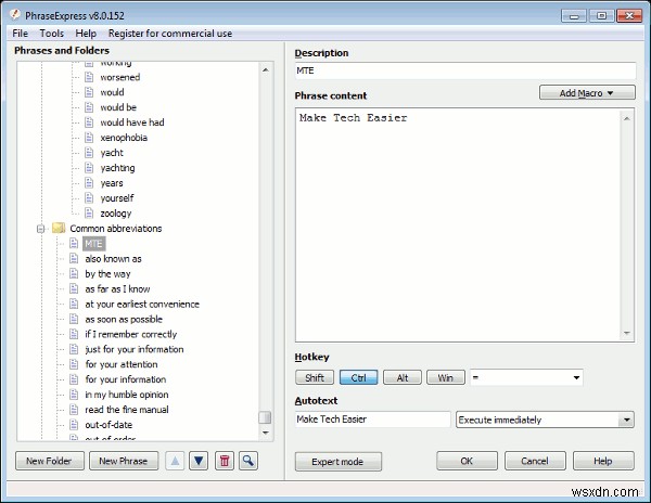 PhraseExpressでWindows全体にOfficeの予測変換・自動修正機能を追加する方法