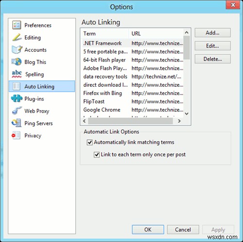 Windows Live Writerを使い始める前に必ず行いたい8つの重要設定