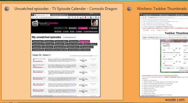 Windows 8のタスクバーサムネイルを自由にカスタマイズする方法