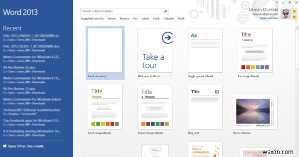 Microsoft Office 2013のスタート画面を無効化する4つの方法