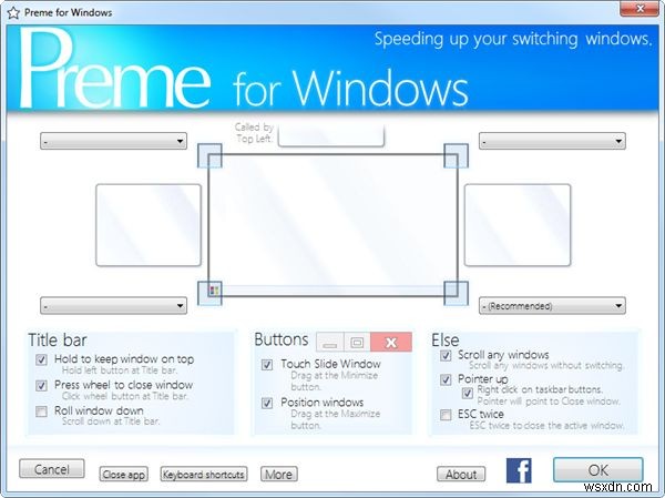 Windowsのウィンドウ操作を自由にカスタマイズできるフリーソフト「Preme」の使い方