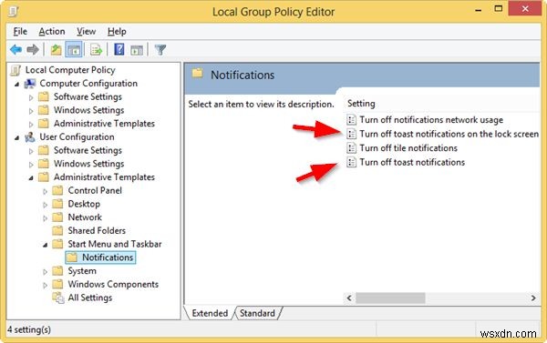 Windows 8でトースト通知を無効にする方法｜設定変更とグループポリシー両方の手順を解説