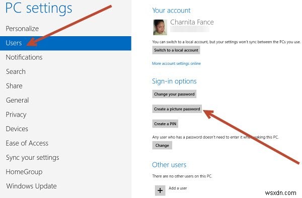 Windows 8でピクチャ パスワードを使う方法|画像とジェスチャーでサインイン