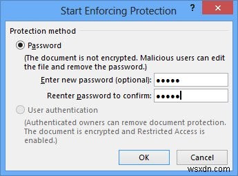 Microsoft Word 2013で文書を保護する3つの方法