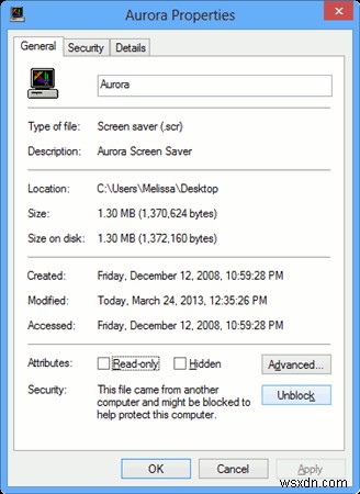 Windows 8にAuroraスクリーンセーバーを追加・復活させる方法
