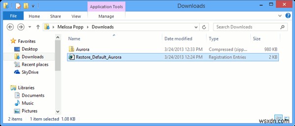 Windows 8にAuroraスクリーンセーバーを追加・復活させる方法